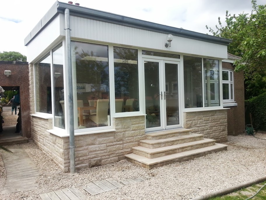 A1 Group - Fully Glassed Kitchen and Dining Extension – Barnton Edinburgh